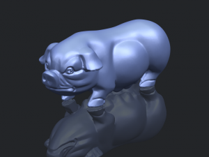 pig 01 female 3D Принт Модель