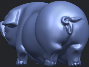 pig 01 female 3D Принт Модель