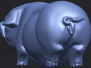 pig 01 female 3D Print Model