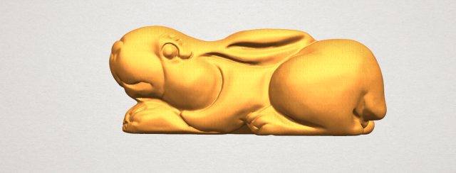 rabbit 3D-printmodel .c4d .max .obj .3ds .fbx .stl .blend 