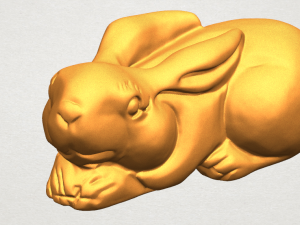 rabbit 3D-printmodel