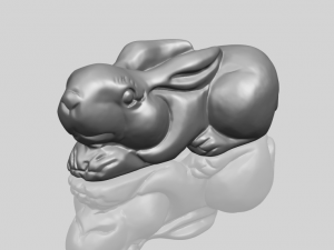 rabbit 3D-printmodel