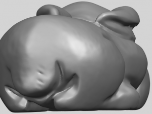 rabbit 3D-printmodel