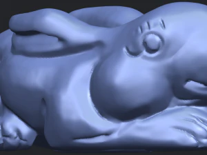 rabbit 3D Print Model