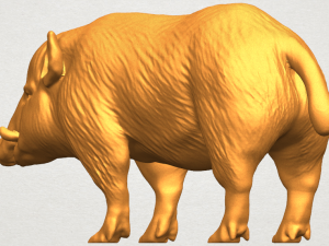 pig 02 Model do druku 3D