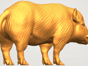 pig 02 Model do druku 3D