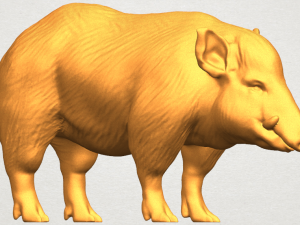 pig 02 Model do druku 3D