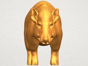 pig 02 Model do druku 3D
