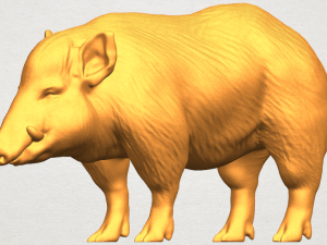 pig 02 Model do druku 3D