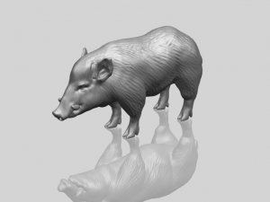 pig 02 Model do druku 3D