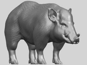 pig 02 Model do druku 3D