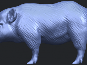 pig 02 Model do druku 3D