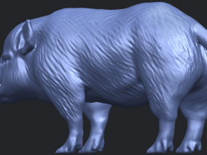 pig 02 Model do druku 3D