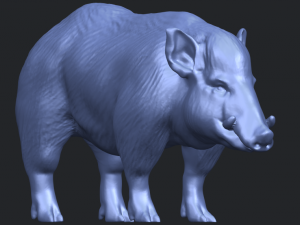 pig 02 Model do druku 3D