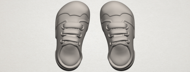 shoe 01 3Dプリントモデル .c4d .max .obj .3ds .fbx .stl .blend 