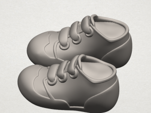 shoe 01 3Dプリントモデル