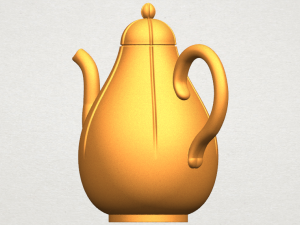 tea pot 02 3Dプリントモデル