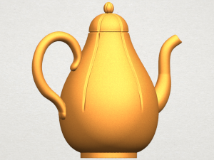 tea pot 02 3Dプリントモデル