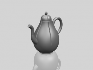 tea pot 02 3Dプリントモデル