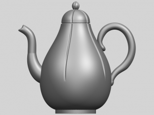 tea pot 02 3Dプリントモデル