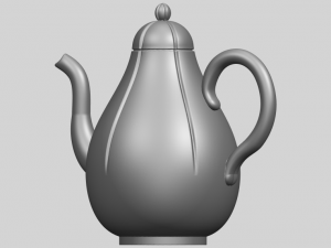 tea pot 02 3Dプリントモデル