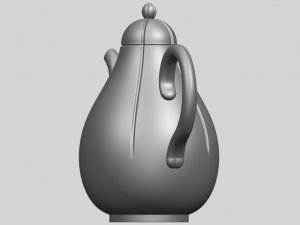 tea pot 02 3Dプリントモデル