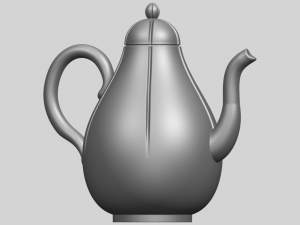 tea pot 02 3Dプリントモデル