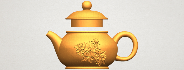 tea pot 03 Modèles 3D en vedette .c4d .max .obj .3ds .fbx .stl .blend 