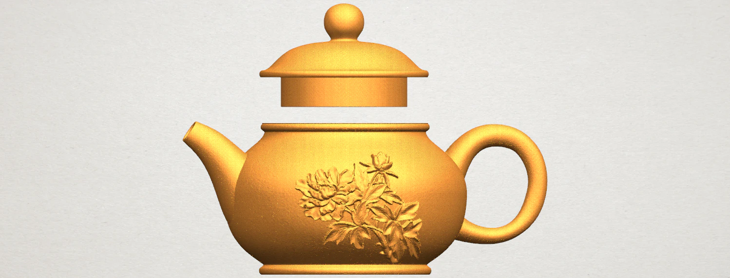 чайник 03 3D Принт Модель .c4d .max .obj .3ds .fbx .stl .blend 