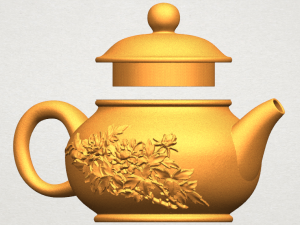 tea pot 03 Modèles 3D en vedette