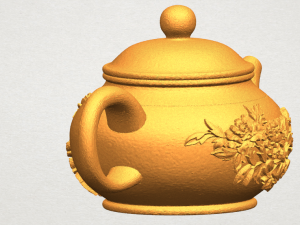 tea pot 03 Modèles 3D en vedette