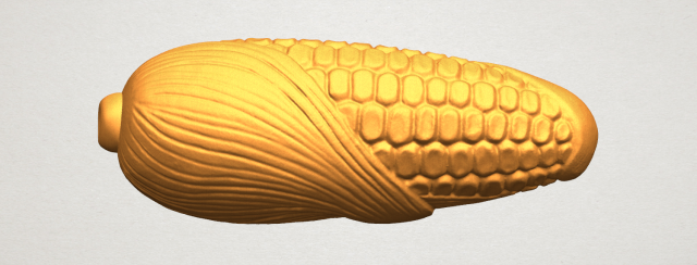 corn 3D-Druckmodell .c4d .max .obj .3ds .fbx .stl .blend 