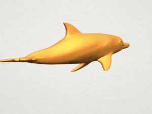 dolphin 02 3Dプリントモデル