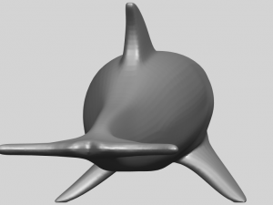 dolphin 02 3Dプリントモデル