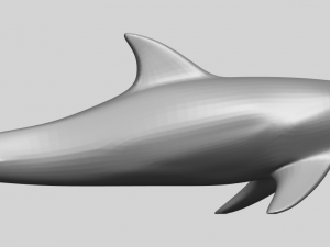 dolphin 02 3Dプリントモデル