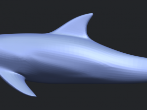 dolphin 02 3Dプリントモデル