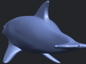 dolphin 02 3Dプリントモデル