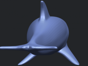 dolphin 02 3Dプリントモデル
