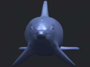 dolphin 02 3Dプリントモデル