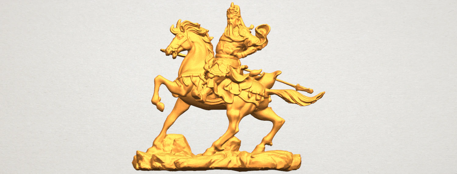 guan gong 04 3D Print Model .c4d .max .obj .3ds .fbx .stl .blend 