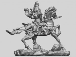 guan gong 04 Modèles 3D en vedette