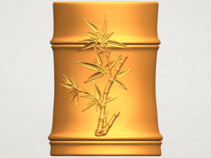 brush pot pencil vase bamboo Modelo de impresión 3D