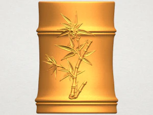 пензлик горщик олівець ваза бамбук 3D Принт Модель