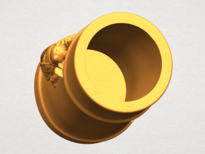 brush pot pencil vase bamboo 3D-Druckmodell