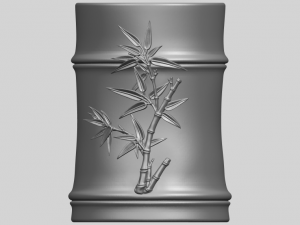 brush pot pencil vase bamboo 3D-Druckmodell