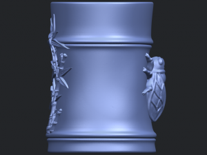 brush pot pencil vase bamboo 3D-Druckmodell