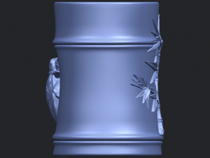 brush pot pencil vase bamboo 3D-Druckmodell