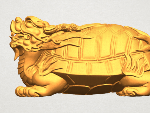 dragon tortoise 3Dプリントモデル