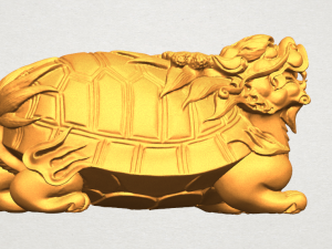 dragon tortoise 3Dプリントモデル