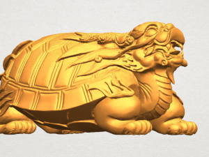 dragon tortoise 3Dプリントモデル